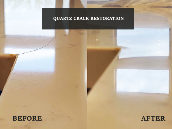 Quartz Crack Restoration